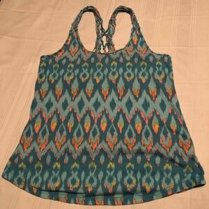 Garage medium size camisole top, Aztec looking colours, used but excellent shape
